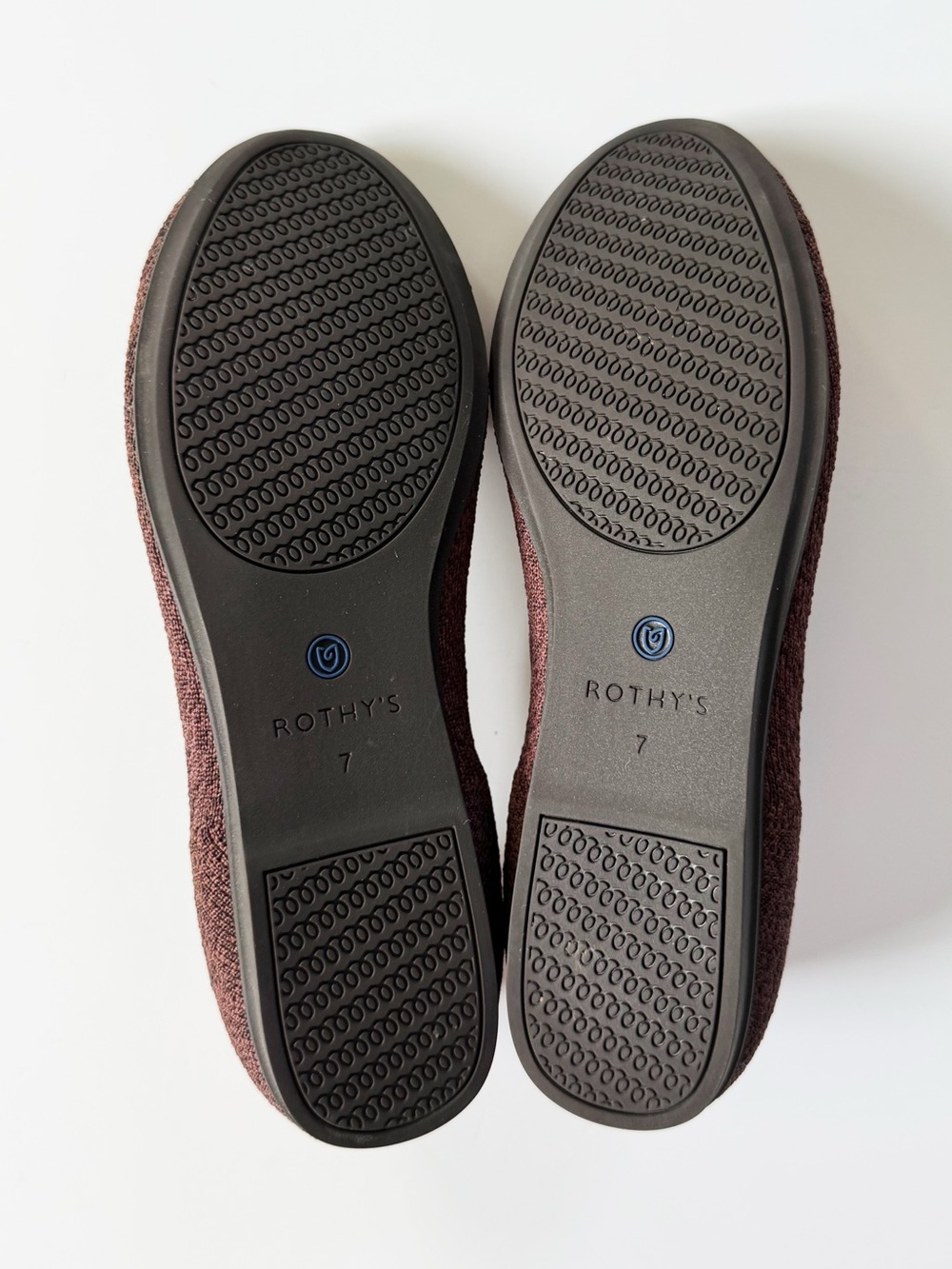 Rothy’s Truffle Brown Python Round Toe Ballet Flat | 7 - Picture 10 of 12